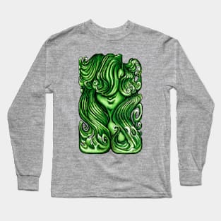 Luscious Locks - Greenery Green Long Sleeve T-Shirt